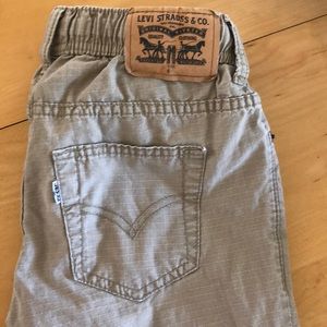 Boys Khaki Levi’s Joggers